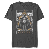 Batman Justice Tarot Card Mens T-Shirt