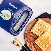 Star Wars: The Mandalorian Baby Yoda and Mandalorian Waffle Maker