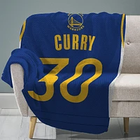 Sleep Squad NBA Golden State Warriors Stephen Curry SuperSoft Plush Blanket 60x80