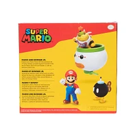 Jakks Pacific Nintendo Super Mario and Bowser Jr 2.5-in Figure Set 5-Pack