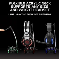 ENHANCE Flexible LED Gaming Headset Stand