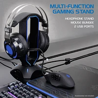 ENHANCE Multi-Function Flexible LED Gaming Headset Stand