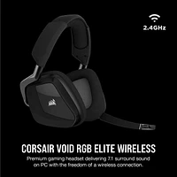 Corsair VOID RGB ELITE Wireless Gaming Headset with 7.1 Surround Sound - Universal