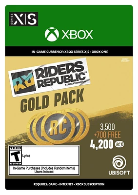 Riders Republic Coins 4,200 - Xbox One