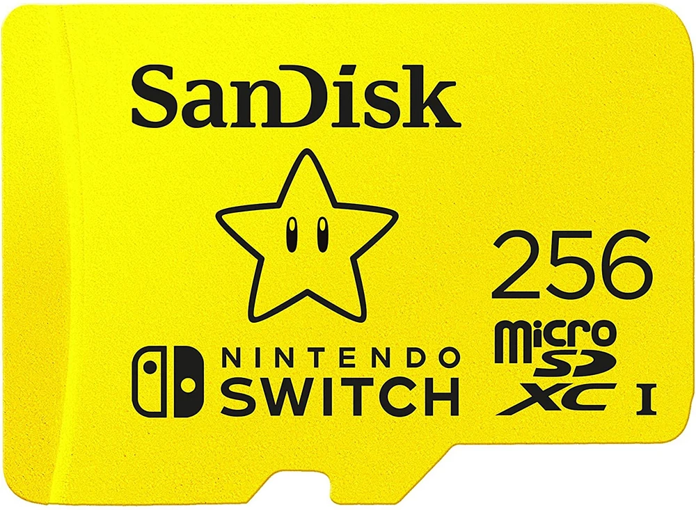 SanDisk 256GB microSDXC Memory Card for Nintendo Switch