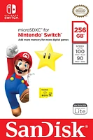 SanDisk 256GB microSDXC Memory Card for Nintendo Switch