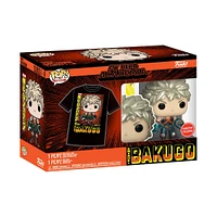 Funko My Hero Academia POP! Katsuki Bakugo and T-Shirt GameStop Exclusive