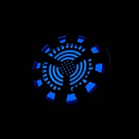 Iron Man Arc Reactor Magnetic Replica Pin Set Collector Box 1 of 2