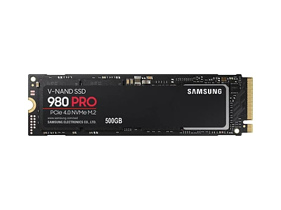 Samsung 980 PRO PCIe 4.0 NVMe M.2 Internal V-NAND Solid State Drive 500GB