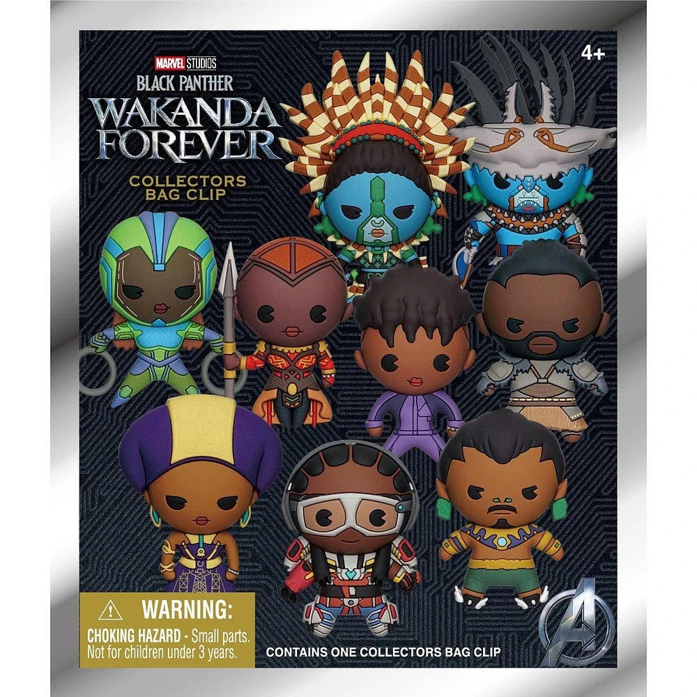 Marvel Black Panther: Wakanda Forever 3D Foam Bag Clip Blind Bag