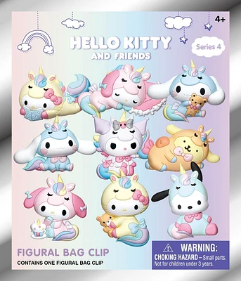 Hello Kitty Series 4 3D Foam Bag Clip Blind Bag