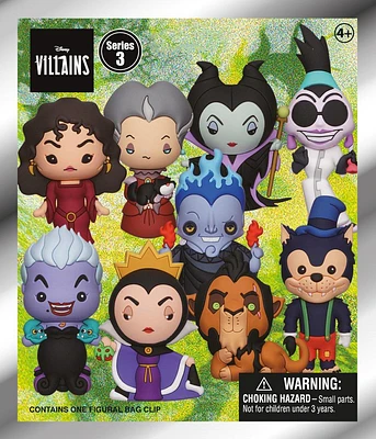 Disney Villains Series 3 3D Foam Bag Clip Blind Bag