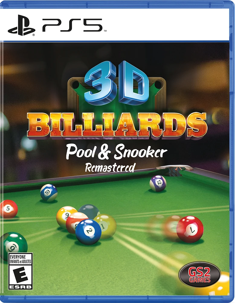 3D Billiards: Pool and Snooker Remastered - PlayStation 5