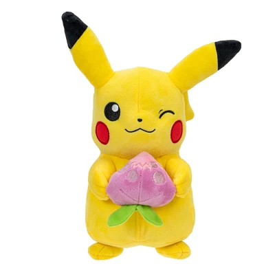 Jazwares Pokemon Pikachu with Pecha Berry 8-in Plush