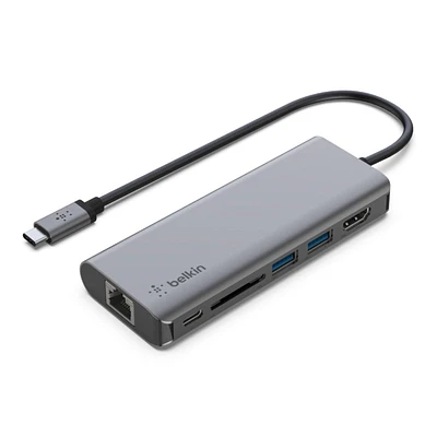 Belkin Connect USB-C 6-in-1 Multiport Adapter