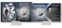 Highland Mint NFL Dallas Cowboys Trevon Diggs 2021 Silver Mint Coin Card GameStop Exclusive