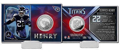 Highland Mint NFL Tennessee Titans Derrick Henry 2021 Silver Mint Coin Card GameStop Exclusive