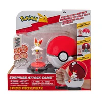 Jazwares Pokemon Surprise Attack Game (Scorbunny) - Single Pack