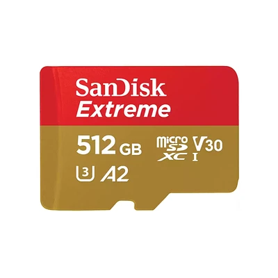 SanDisk Extreme microSDXC UHS-I Memory Card 512GB