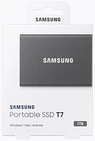 Samsung T7 USB 3.2 Portable External SSD 1TB