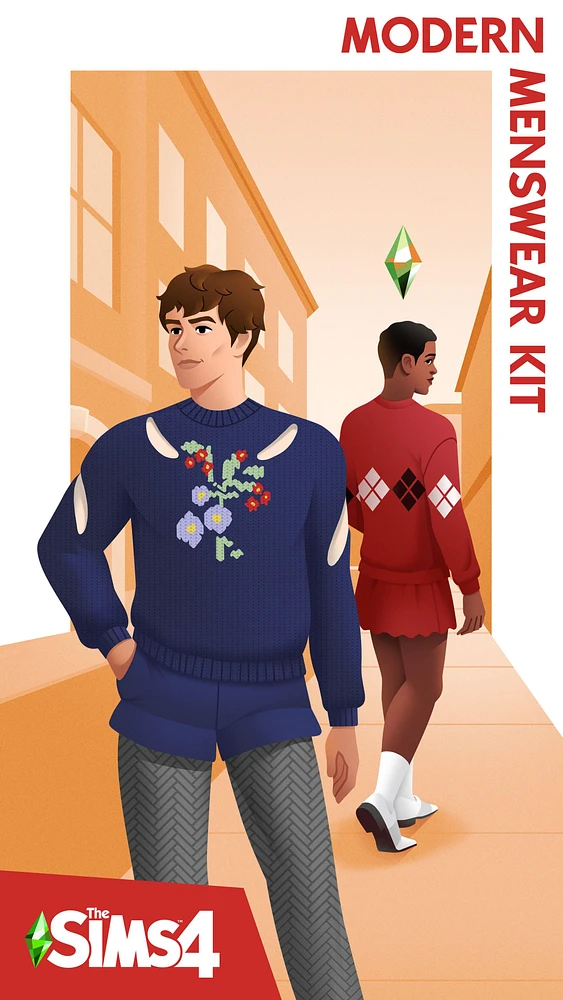 The Sims 4 Modern Menswear Kit DLC