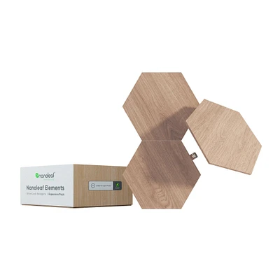 Nanoleaf Elements Wood Look Expansion Pack 3-Panels