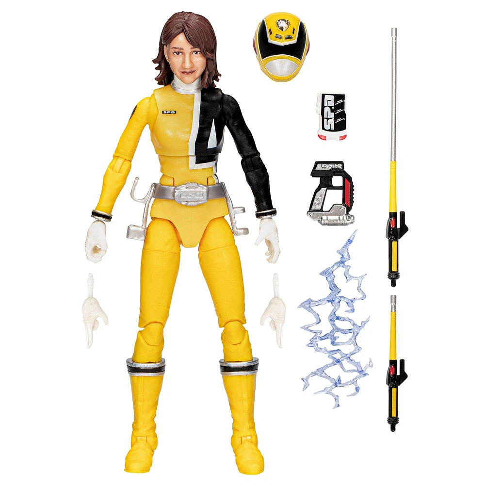 Hasbro Power Rangers Lightning Collection S.P.D. Yellow Ranger 6-in Action Figure