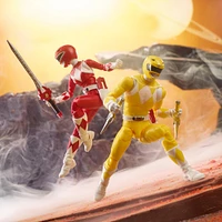 Hasbro Power Rangers Lightning Collection Mighty Morphin Red Ranger Trini and Yellow Ranger Jason GameStop Exclusive