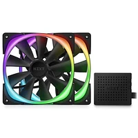 NZXT Aer RGB 2 140mm Computer Case Fan Twin Starter Pack