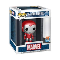 Funko POP! Deluxe Marvel Hall of Armor: Iron Man Silver Centurion PX Exclusive 3.75-in Vinyl Bobblehead Figure