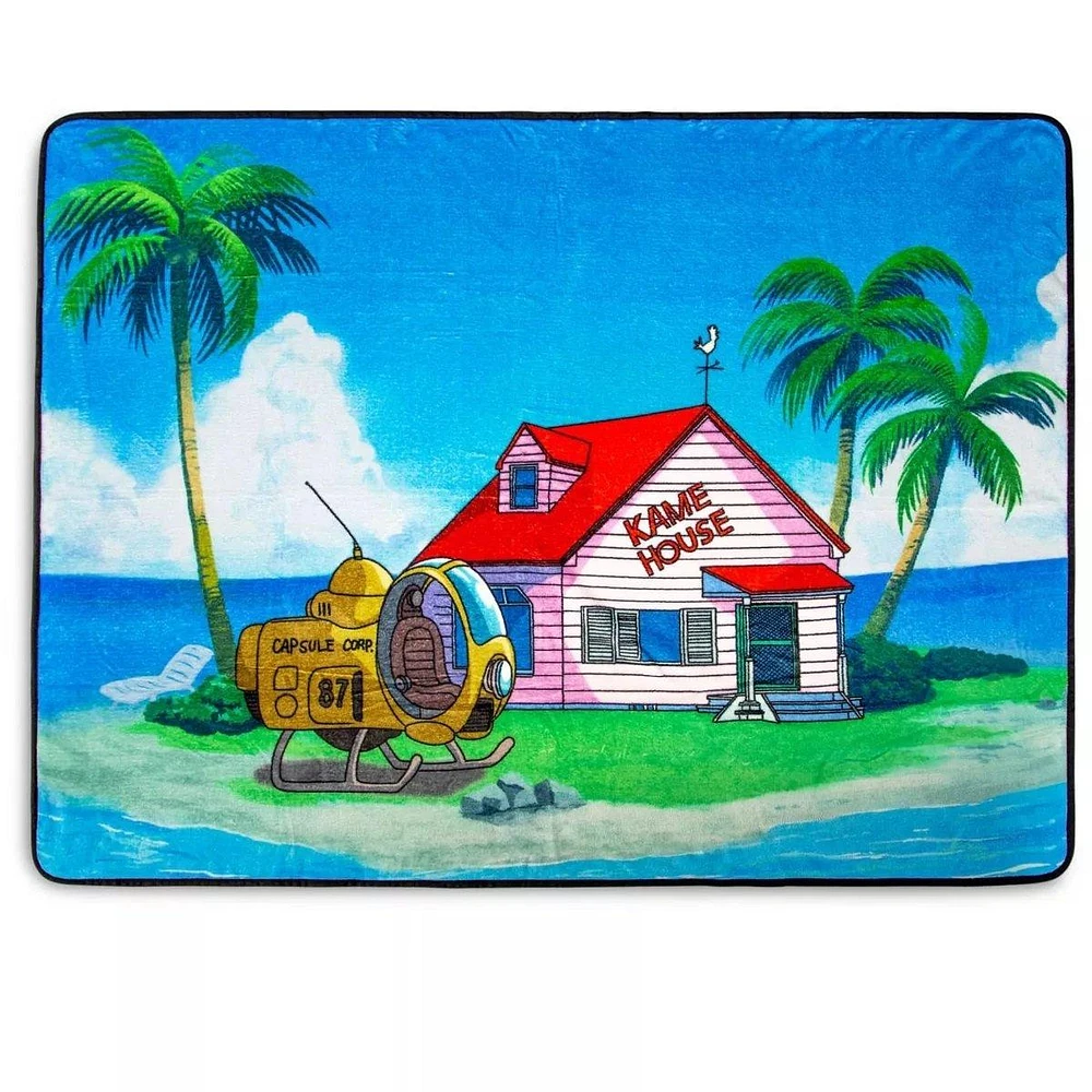 Dragon Ball Z Kame House 45-in x 60-in Fleece Blanket