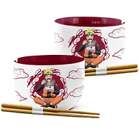 Naruto Ichiraku Ramen-Themed Ramen Bowl with Chopsticks