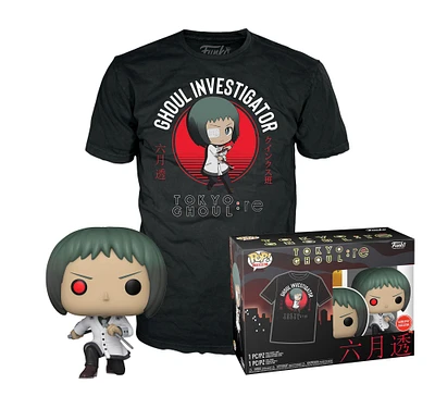 Funko POP! And Tee: Tokyo Ghoul:re Toru Mutsuki GameStop Exclusive