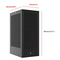 HYTE Revolt 3 Small Form Factor Premium ITX Computer Gaming Case with 700W Gold SFX Power Supply