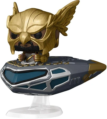 Funko POP! Super Deluxe: DC Comics Black Adam Hawkman in Cruiser 5.72-in Vinyl Figure