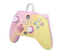 PowerA Pink Lemonade Enhanced Wired Controller for Xbox Series X and S