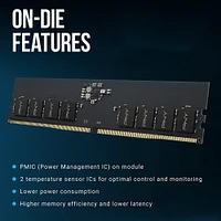 PNY Performance DDR5 4800MHz Desktop Memory 8GB