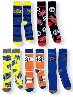 DRAGON BALL FighterZ Adult Crew Socks 5-Pack