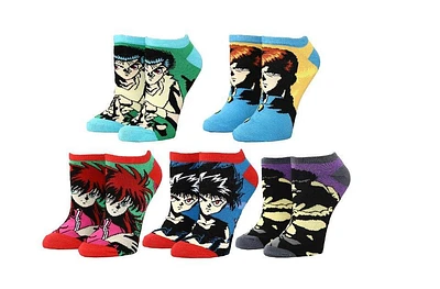 Yu Yu Hakusho Unisex Ankle Socks 5-Pack