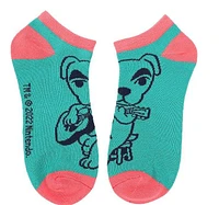 Animal Crossing Single Color Full Body Knit Characters Ankle Socks 5-Pack