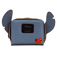 Loungefly Disney Stitch Gamer Mini Zip Wallet GameStop Exclusive