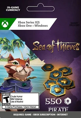 Sea of Thieves Castaways Ancient Coin Pack 550 Coins