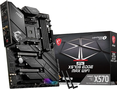 MSI MPG X570S EDGE MAX WIFI DDR4 ATX Gaming Motherboard X570SEDGEMAWI