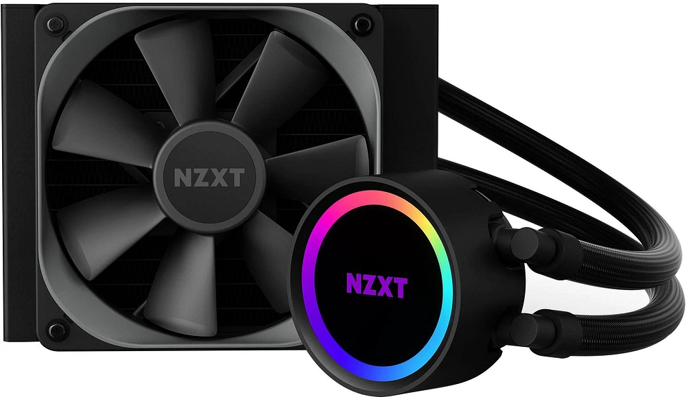 NZXT Kraken 120 120mm AIO CPU Liquid Cooler with RGB RL-KR120-B1