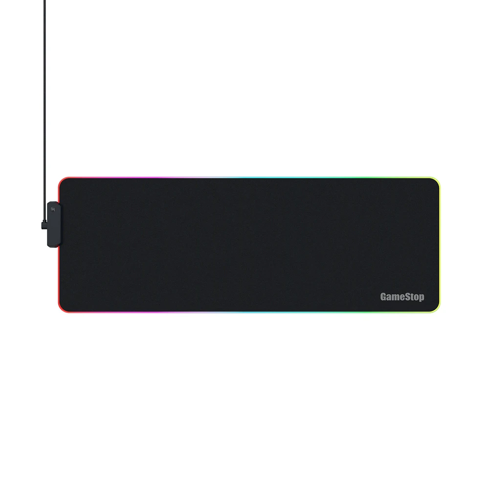 GameStop RGB Gaming Mousepad Black