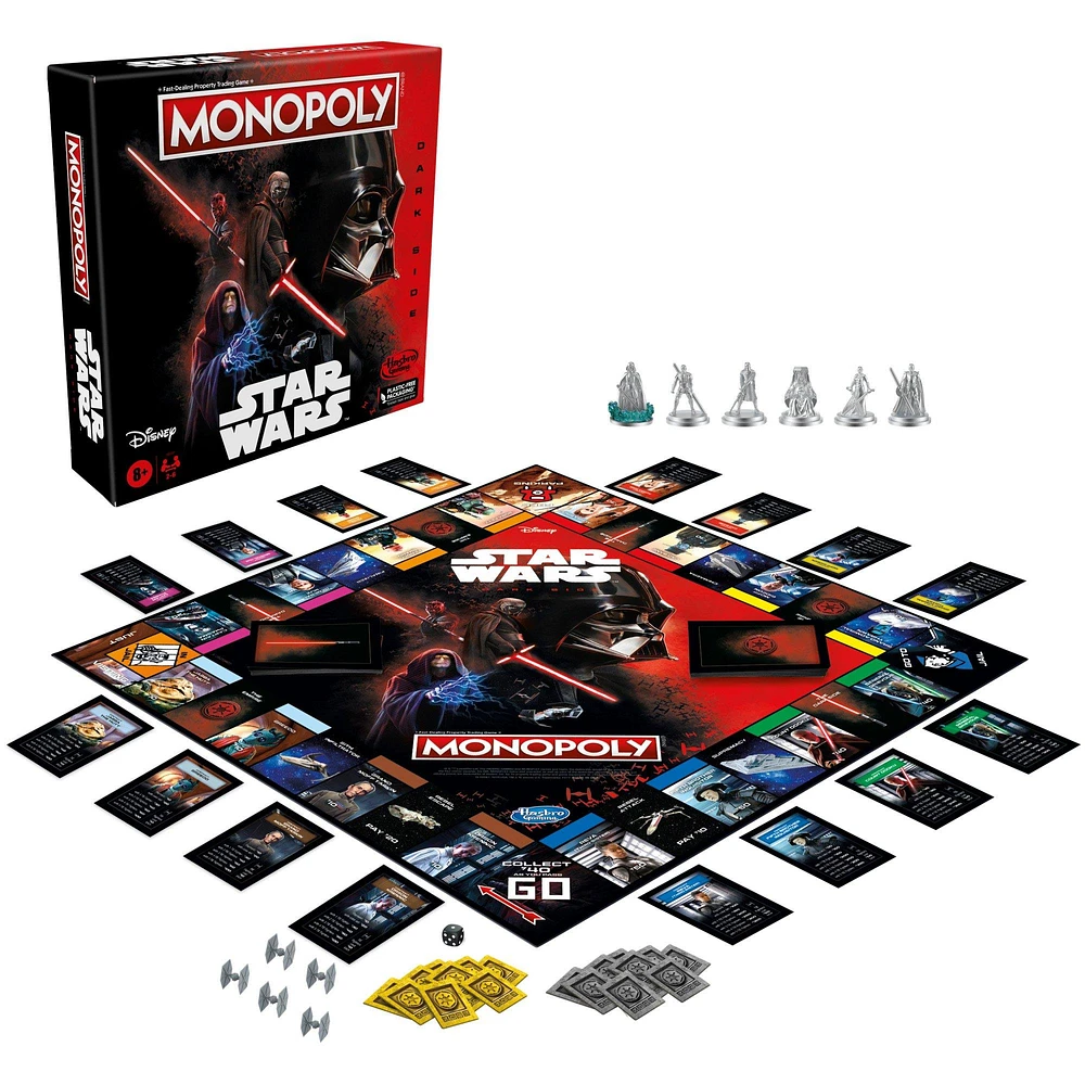 Hasbro Monopoly Star Wars Dark Side Board Game | The Market Place