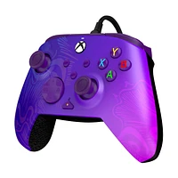 PDP Gaming Rematch Wired Controller for Xbox Series X/S Purple Fade