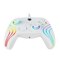 PDP Afterglow Wave Wired Controller for Xbox One and Xbox Series X/S -  White