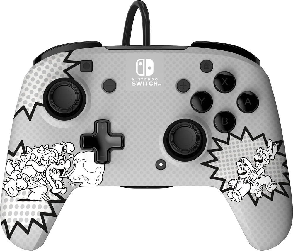 PDP REMATCH Wired Controller for Nintendo Switch Comic Attack