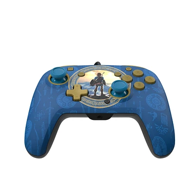 PDP REMATCH Wired Controller for Nintendo Switch Hyrule Blue